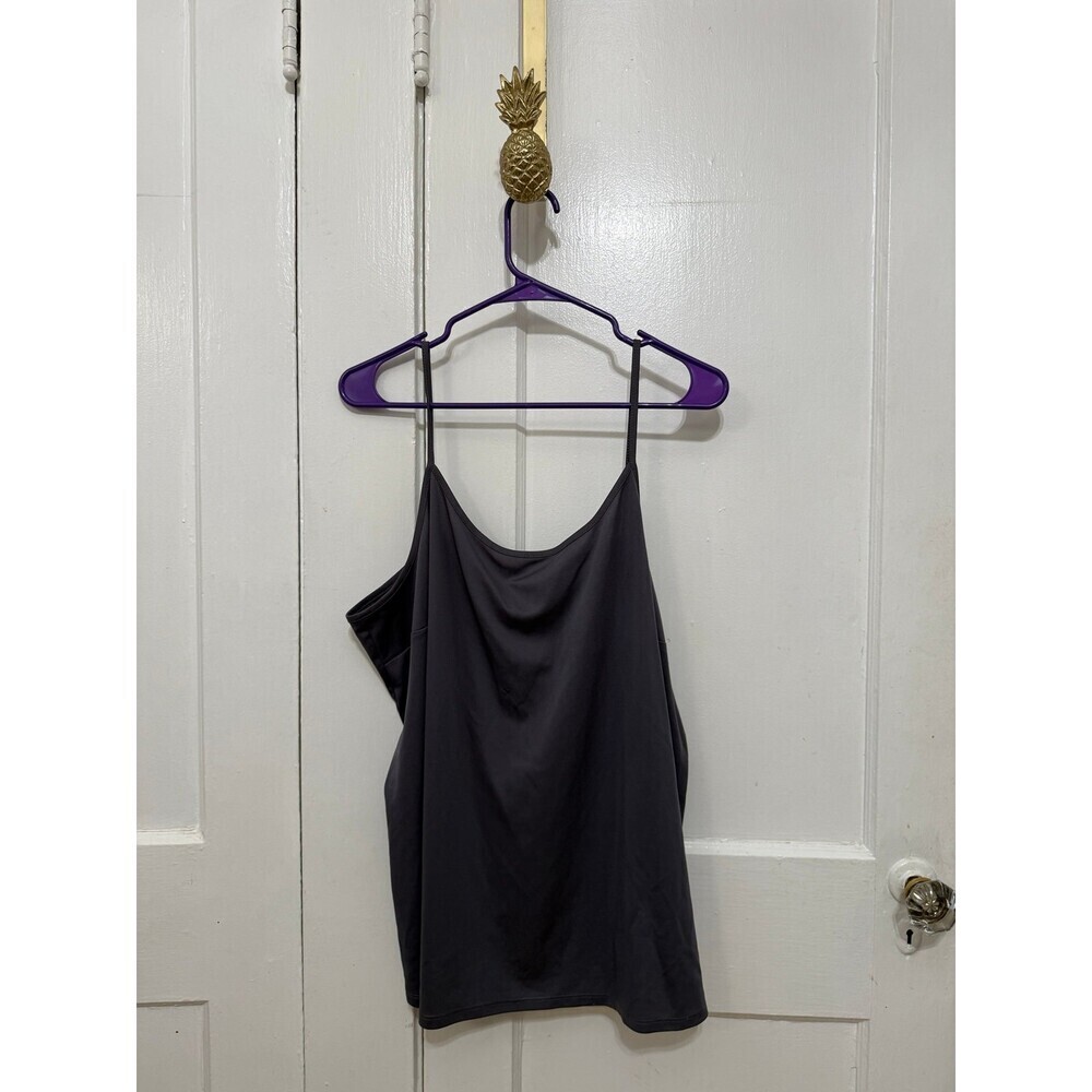 Daisy Fuentes women’s size 2x-large gray silky tank top